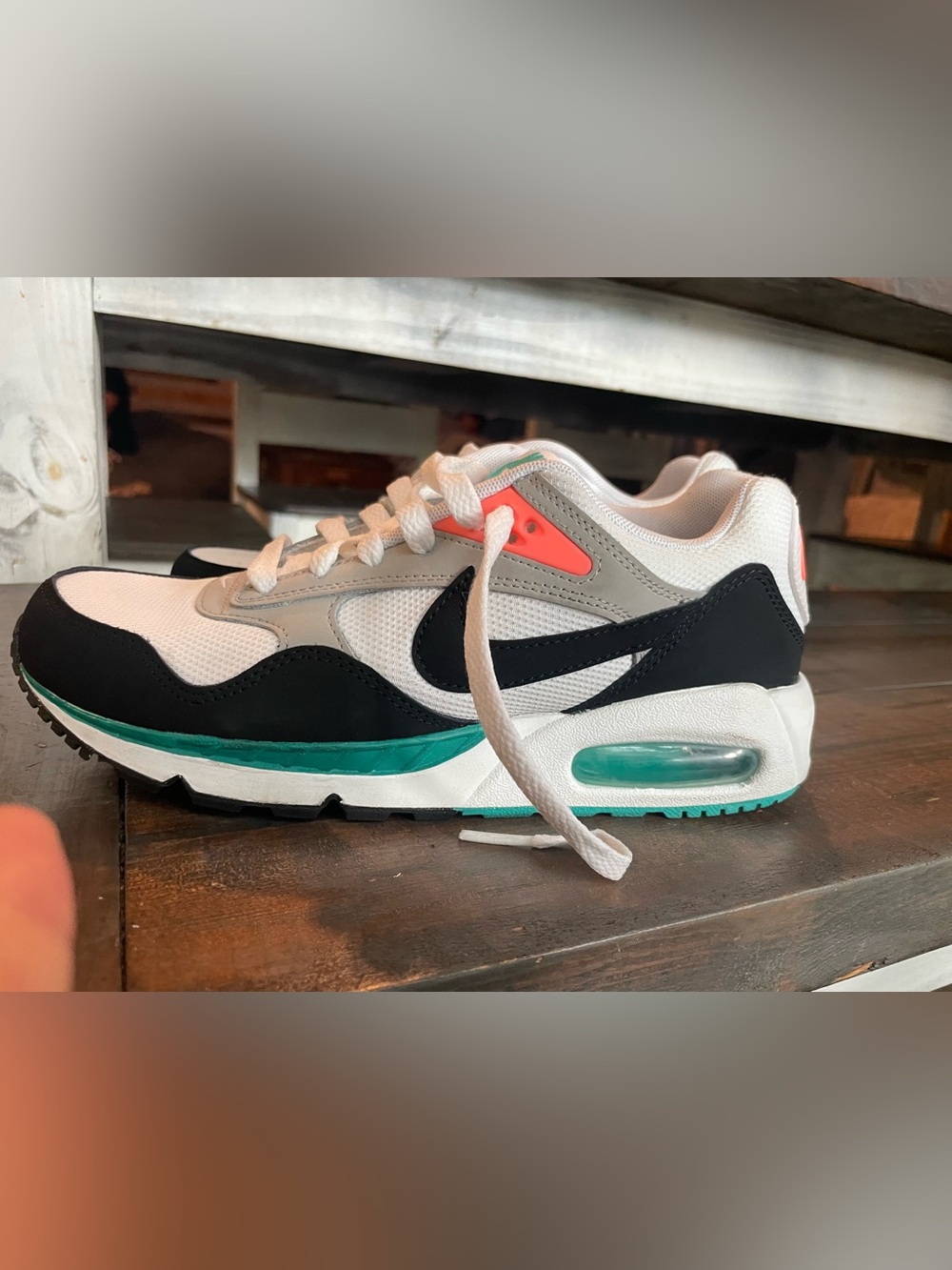 Nike Air Max Correlate Mango Women's Sneakers Shoes White Black Green Size 7 - Picture 8 of 12